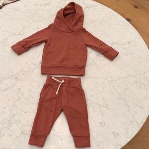 Childhoods Clothing RIB KNIT HOODIE SET 6-12